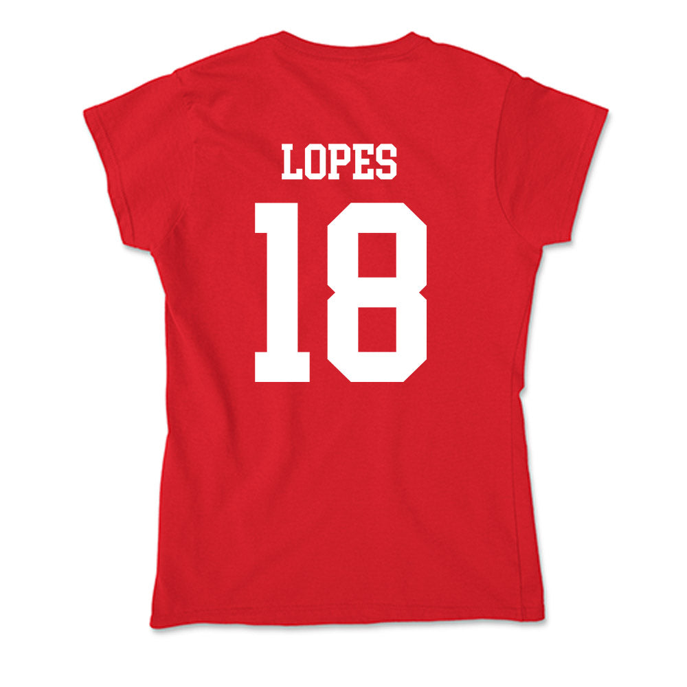 Tampa - NCAA Men's Soccer : Rodrigo Lopes - Soft Style Women’s T-Shirt-1