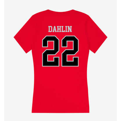 CSUN - NCAA Women's Basketball : Laini Dahlin - Women's V-Neck T-Shirt-1