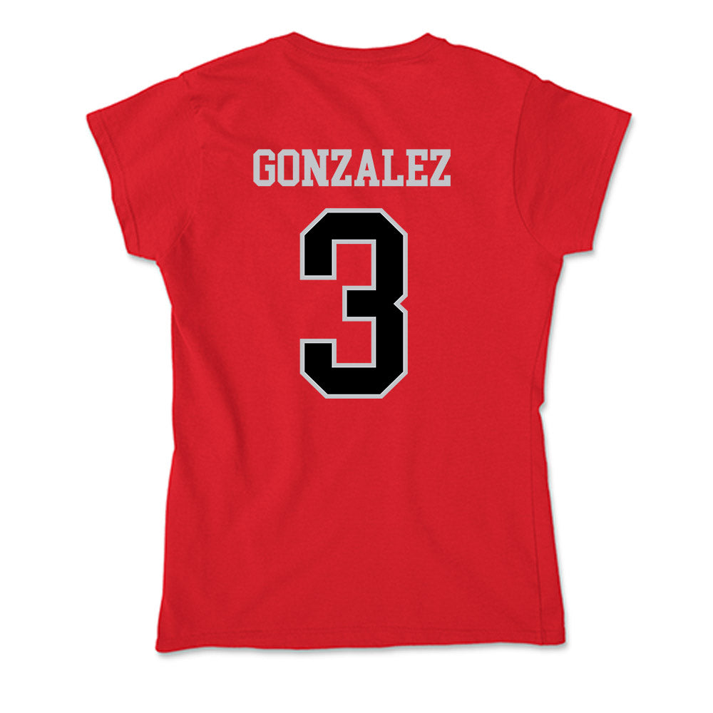 CSUN - NCAA Softball : Sheridan Gonzalez - Soft Style Women’s T-Shirt-1
