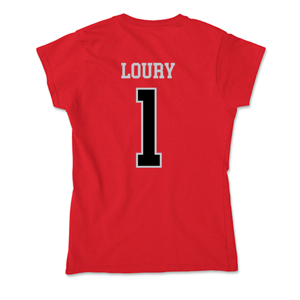 CSUN - NCAA Men's Basketball : Davius Loury - Soft Style Women’s T-Shirt-1