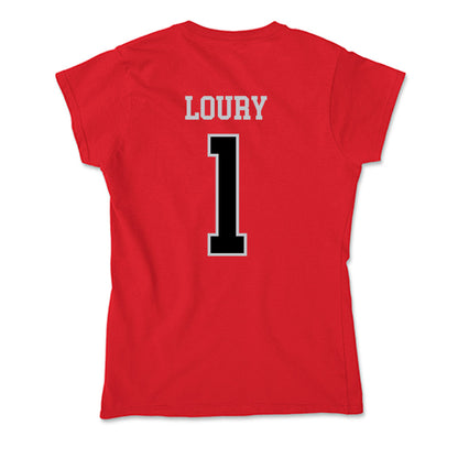 CSUN - NCAA Men's Basketball : Davius Loury - Soft Style Women’s T-Shirt-1