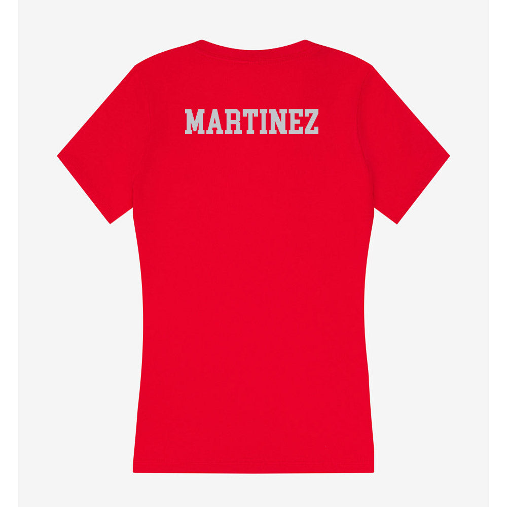 CSUN - NCAA Men's Track & Field : Gabe Martinez - Women's V-Neck T-Shirt-1