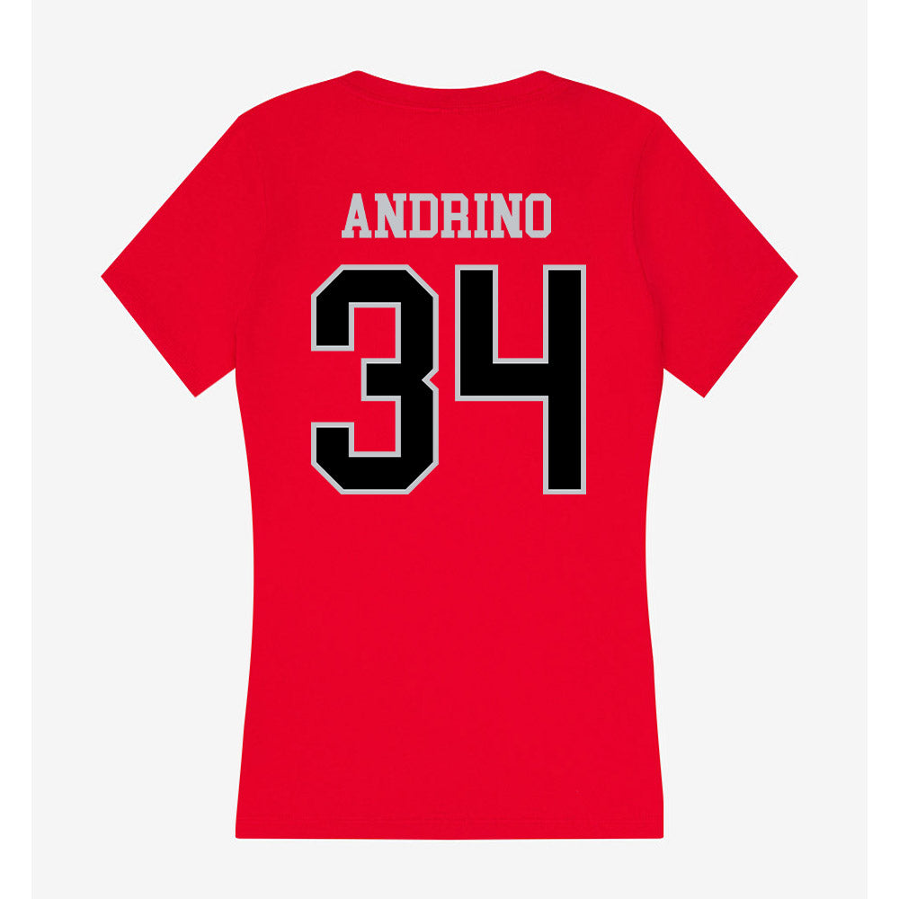 CSUN - NCAA Women's Soccer : Isabella Andrino - Women's V-Neck T-Shirt-1