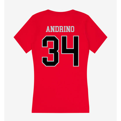 CSUN - NCAA Women's Soccer : Isabella Andrino - Women's V-Neck T-Shirt-1