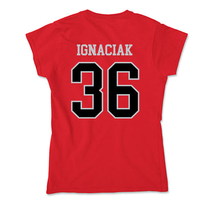CSUN - NCAA Baseball : Blake Ignaciak - Soft Style Women’s T-Shirt-1