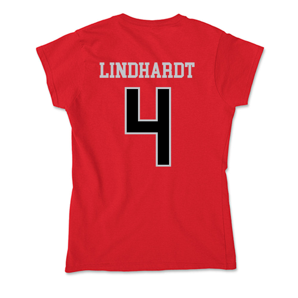 CSUN - NCAA Beach Volleyball : Kinley Lindhardt - Soft Style Women’s T-Shirt-1