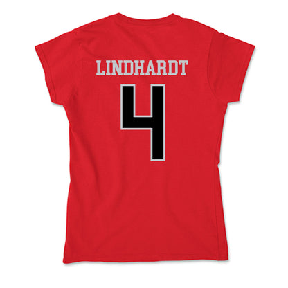 CSUN - NCAA Beach Volleyball : Kinley Lindhardt - Soft Style Women’s T-Shirt-1