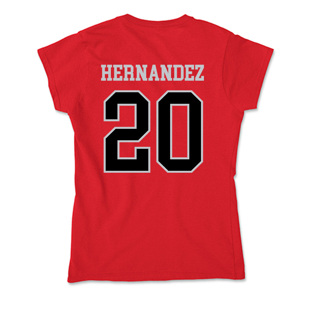 CSUN - NCAA Softball : Madilyn Hernandez - Soft Style Women’s T-Shirt-1