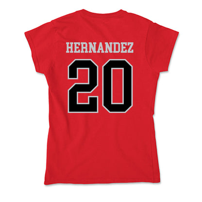 CSUN - NCAA Softball : Madilyn Hernandez - Soft Style Women’s T-Shirt-1