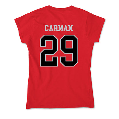 CSUN - NCAA Softball : Mikayla Carman - Soft Style Women’s T-Shirt-1