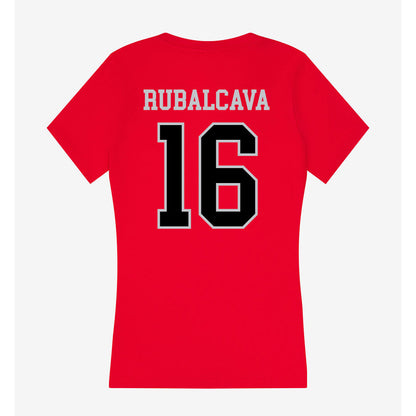 CSUN - NCAA Women's Soccer : Yiosselyne Rubalcava - Women's V-Neck T-Shirt-1