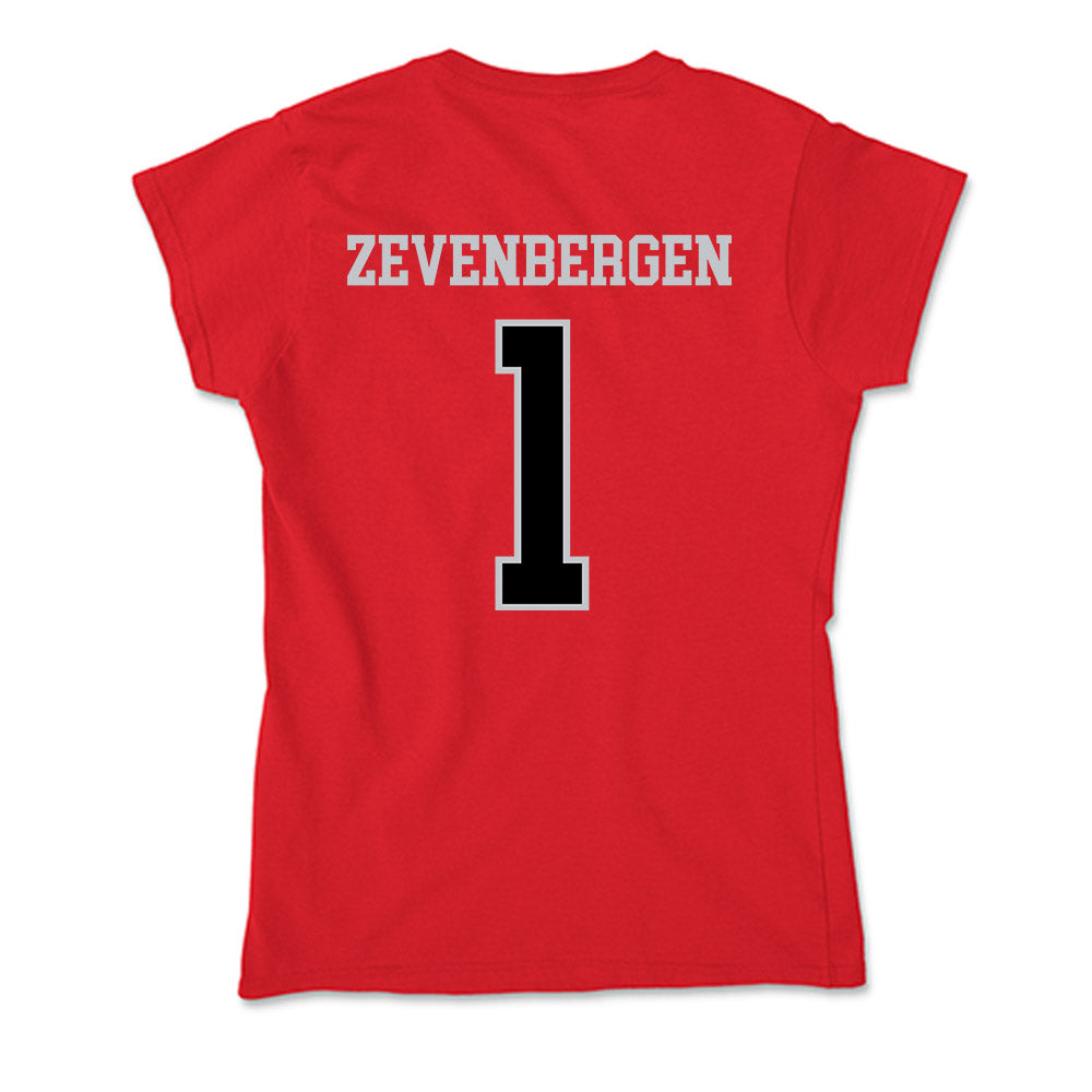 CSUN - NCAA Beach Volleyball : Alexis Zevenbergen - Soft Style Women’s T-Shirt-1