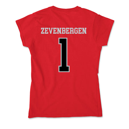CSUN - NCAA Beach Volleyball : Alexis Zevenbergen - Soft Style Women’s T-Shirt-1
