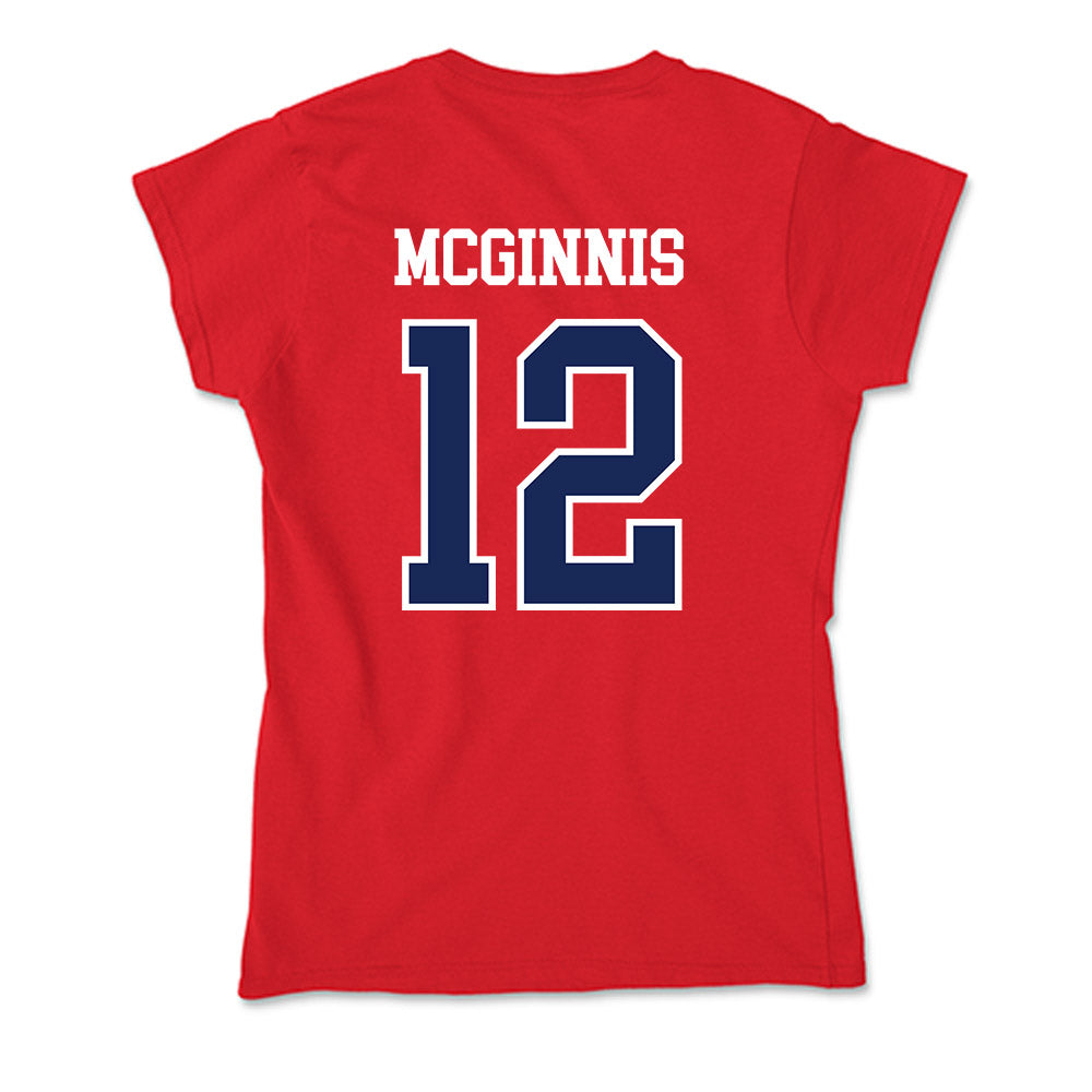 Belmont - NCAA Women's Basketball : Kate McGinnis - Soft Style Women’s T-Shirt-1