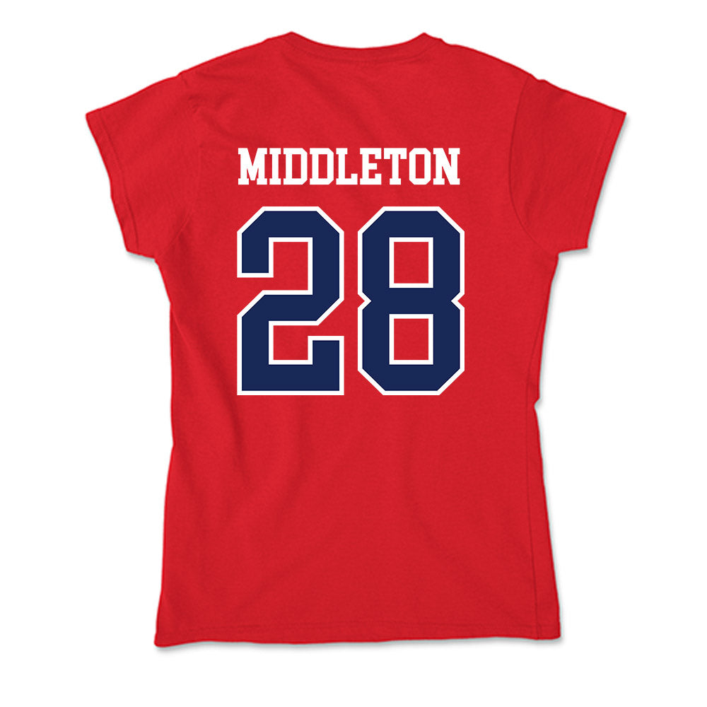 Belmont - NCAA Softball : Ally Middleton - Soft Style Women’s T-Shirt-1