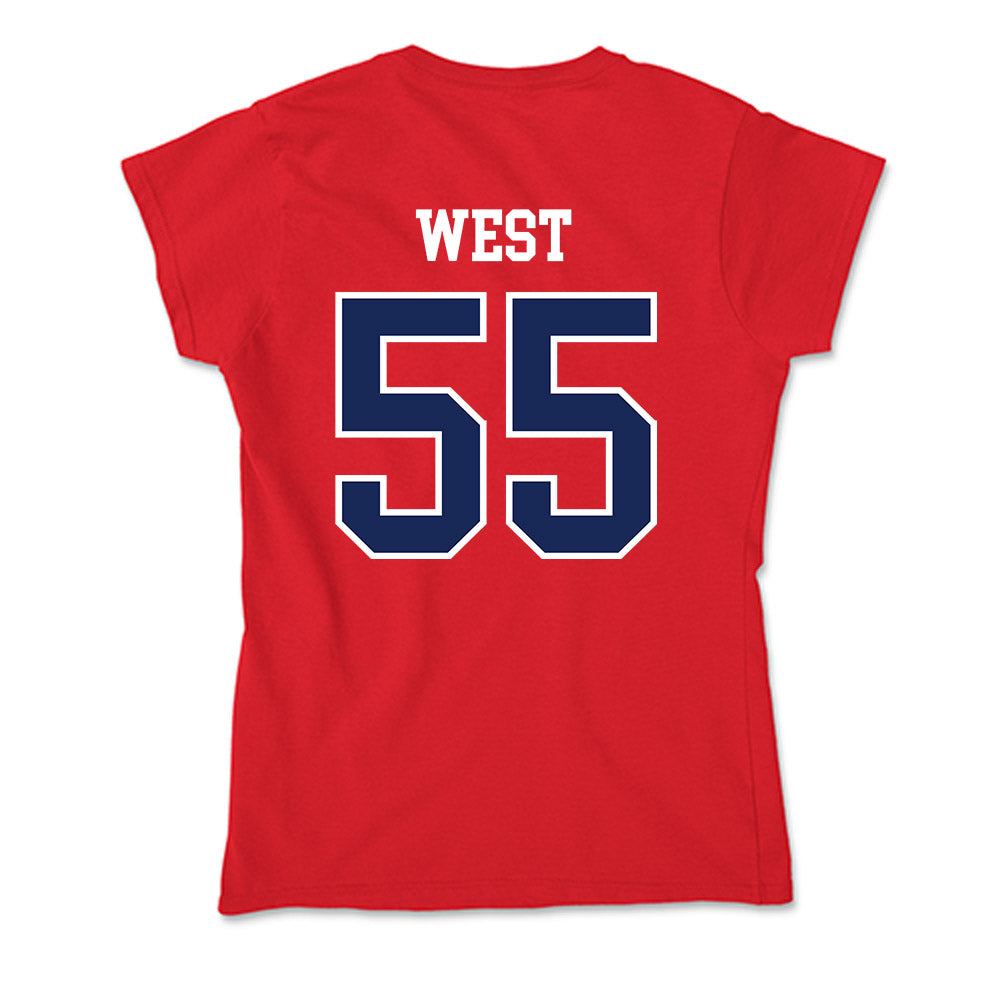 Belmont - NCAA Women's Basketball : Leah West - Soft Style Women’s T-Shirt-1