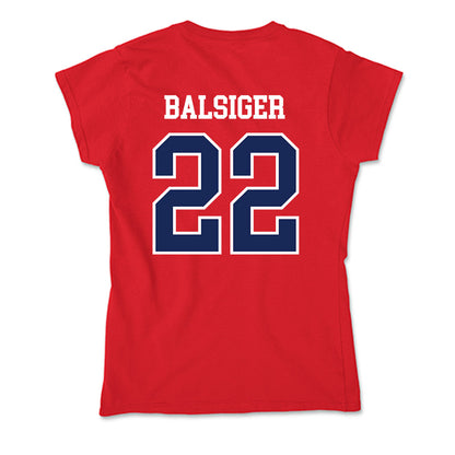Belmont - NCAA Softball : Maddy Balsiger - Soft Style Women’s T-Shirt-1
