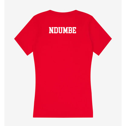 Belmont - NCAA Men's Tennis : Esunge Ndumbe - Women's V-Neck T-Shirt-1