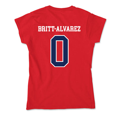 Belmont - NCAA Men's Tennis : Diego Britt-Alvarez - Soft Style Women’s T-Shirt-1