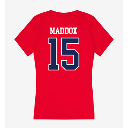 Belmont - NCAA Baseball : Jake Maddox - Women's V-Neck T-Shirt-1