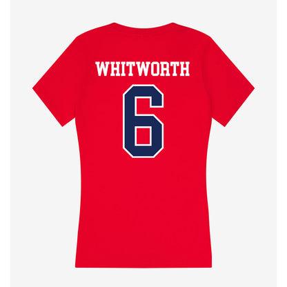 Belmont - NCAA Baseball : JD Whitworth - Women's V-Neck T-Shirt-1