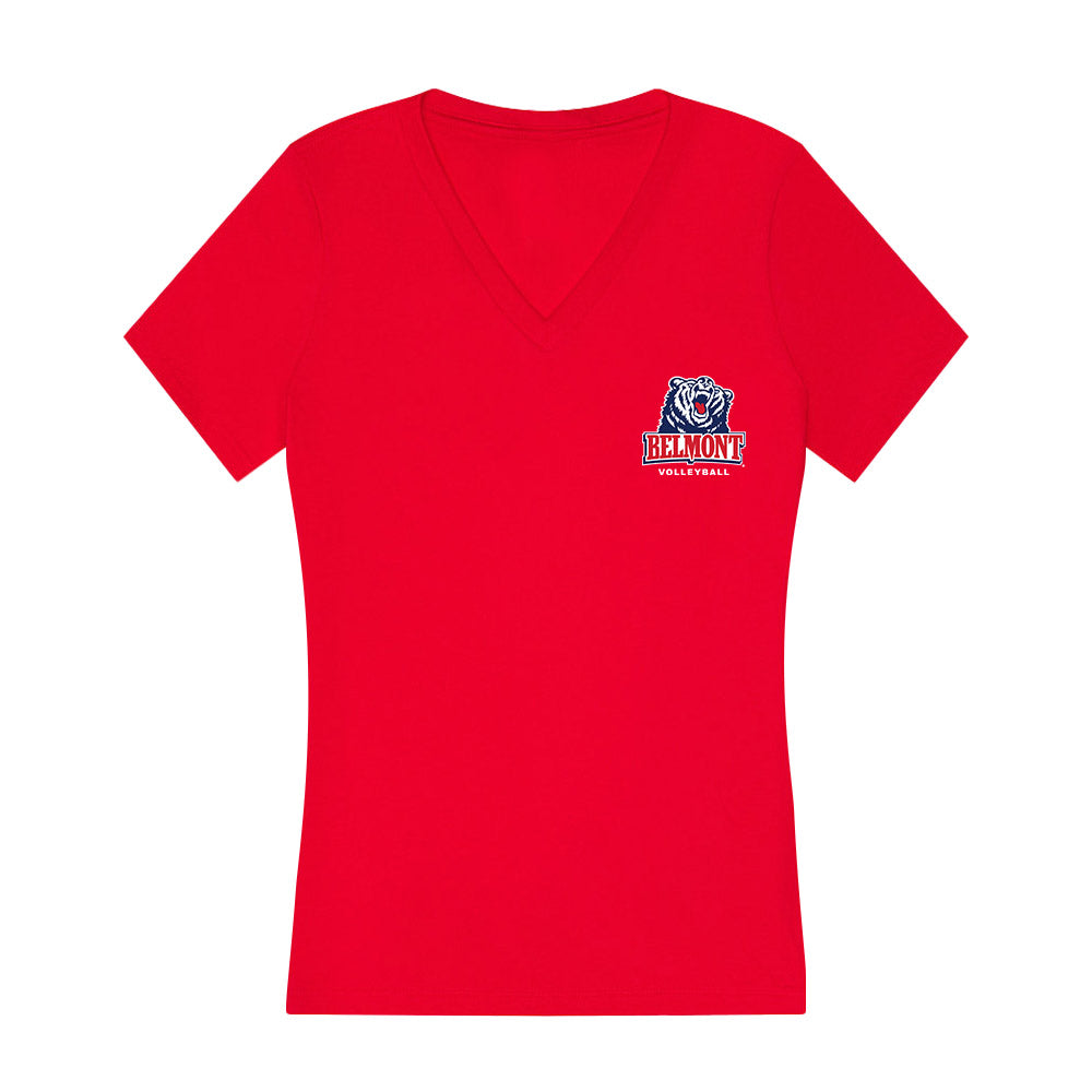 Belmont - NCAA Women's Volleyball : Jordan Czajkowski - Women's V-Neck T-Shirt-0