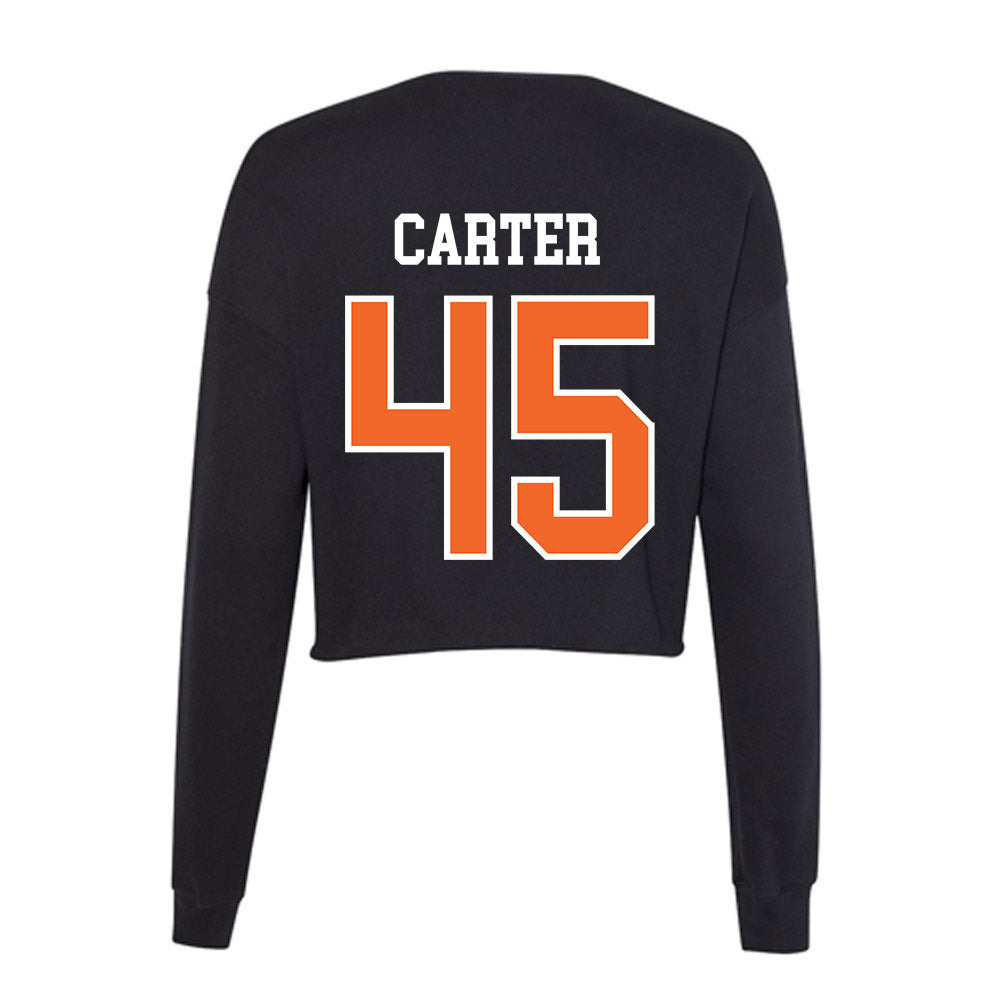 Idaho State - NCAA Football : Ryan Carter - Women's Cropped Crew Fleece-1