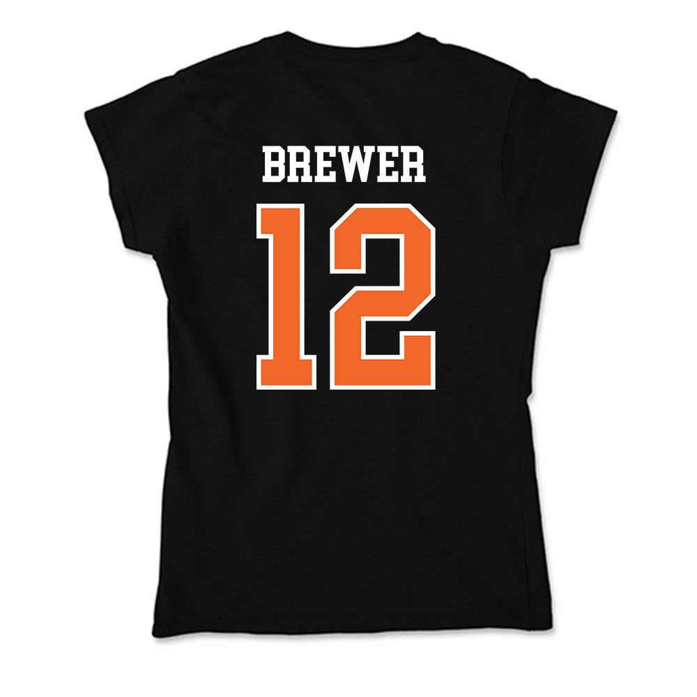 Idaho State - NCAA Men's Basketball : Lachlan Brewer - Soft Style Women’s T-Shirt-1