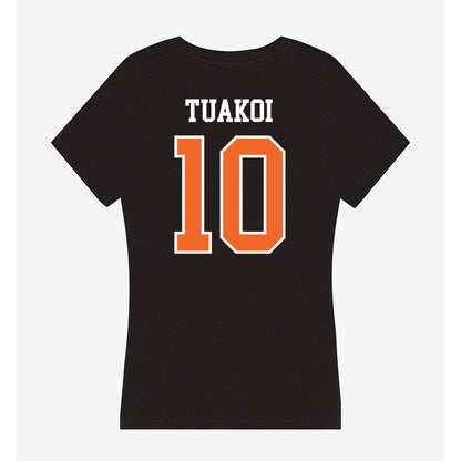 Idaho State - NCAA Football : Maka Tuakoi - Women's V-Neck T-Shirt-1