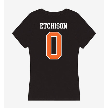 Idaho State - NCAA Men's Basketball : Gus Etchison - Women's V-Neck T-Shirt-1