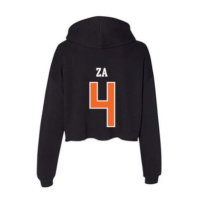 Idaho State - NCAA Women's Soccer : Madalynn Za - Women's Crop Fleece Hoodie-1