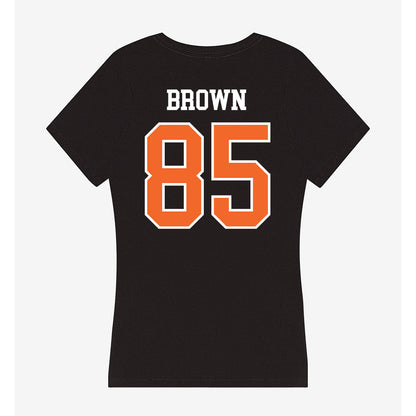Idaho State - NCAA Football : Simeon Brown - Women's V-Neck T-Shirt-1