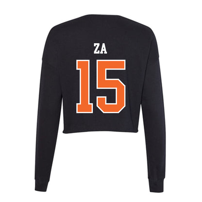 Idaho State - NCAA Women's Soccer : Mary Za - Women's Cropped Crew Fleece-1
