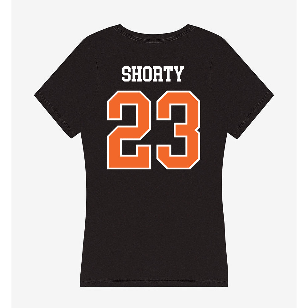 Idaho State - NCAA Football : TreShawn Shorty - Women's V-Neck T-Shirt-1