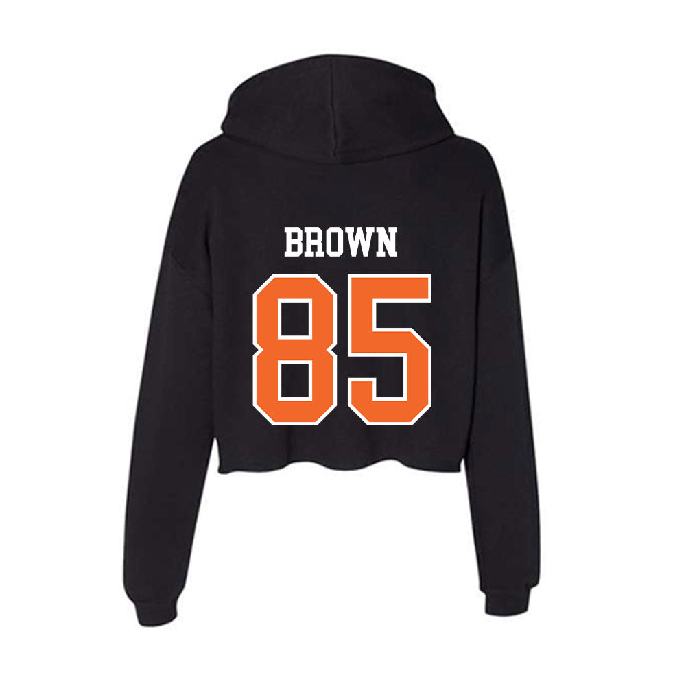 Idaho State - NCAA Football : Simeon Brown - Women's Crop Fleece Hoodie-1