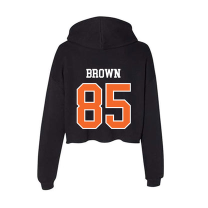 Idaho State - NCAA Football : Simeon Brown - Women's Crop Fleece Hoodie-1