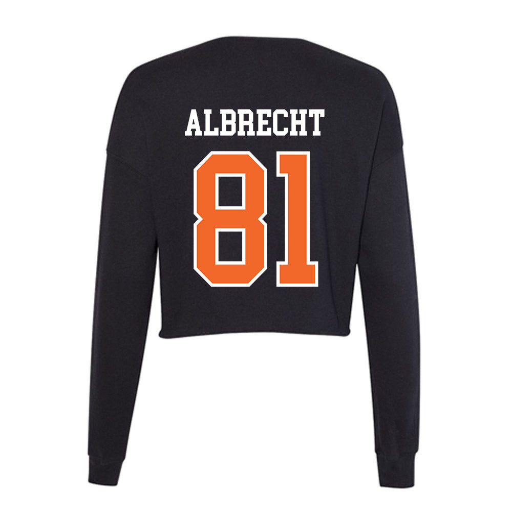 Idaho State - NCAA Football : Braden Albrecht - Women's Cropped Crew Fleece-1