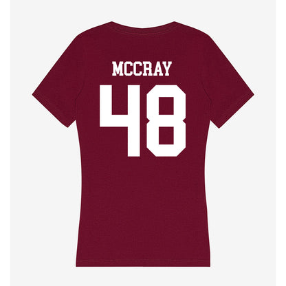 AAMU - NCAA Football : Elijah McCray - Women's V-Neck T-Shirt-1