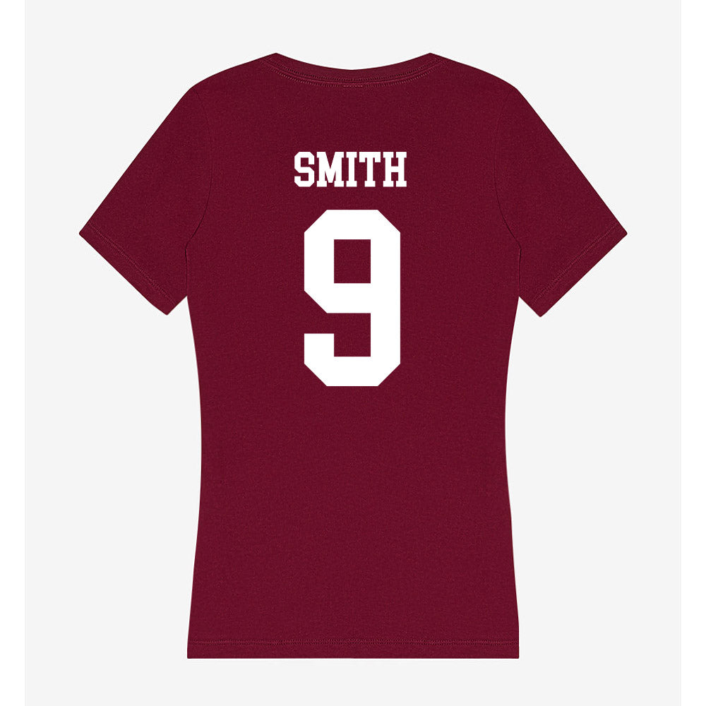 AAMU - NCAA Women's Volleyball : Kaydee Smith - Women's V-Neck T-Shirt-1