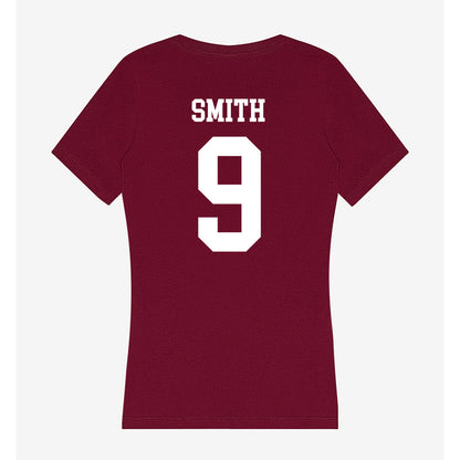 AAMU - NCAA Women's Volleyball : Kaydee Smith - Women's V-Neck T-Shirt-1