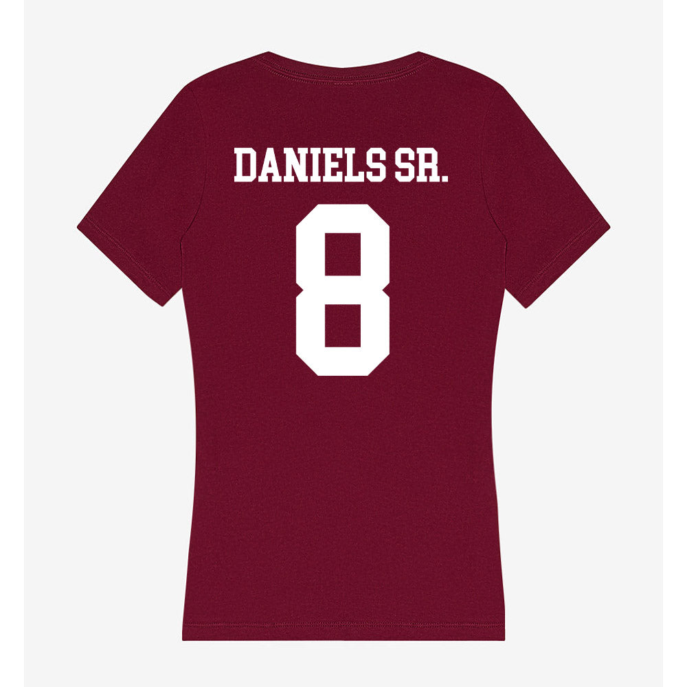 AAMU - NCAA Men's Basketball : Peyton Daniels Sr. - Women's V-Neck T-Shirt-1
