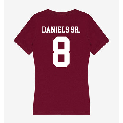 AAMU - NCAA Men's Basketball : Peyton Daniels Sr. - Women's V-Neck T-Shirt-1