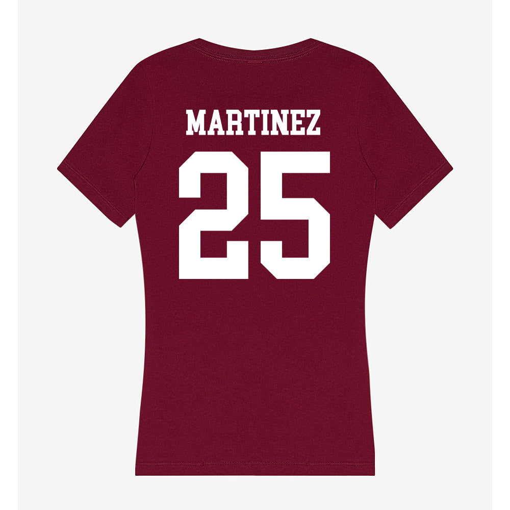 AAMU - NCAA Women's Volleyball : Wendy Martinez - Women's V-Neck T-Shirt-1