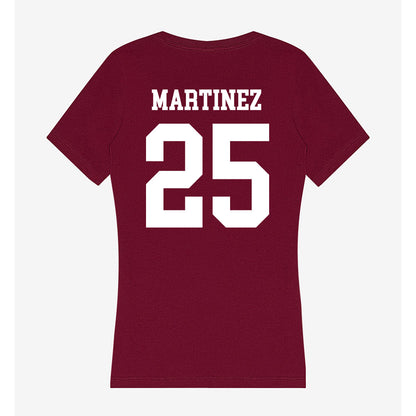 AAMU - NCAA Women's Volleyball : Wendy Martinez - Women's V-Neck T-Shirt-1