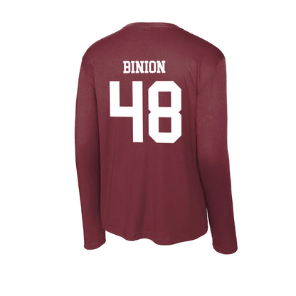 AAMU - NCAA Football : Gabriel Binion - Activewear Long Sleeve T-Shirt-1