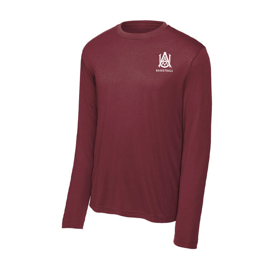 AAMU - NCAA Men's Basketball : Jalen Carruth - Activewear Long Sleeve T-Shirt-0