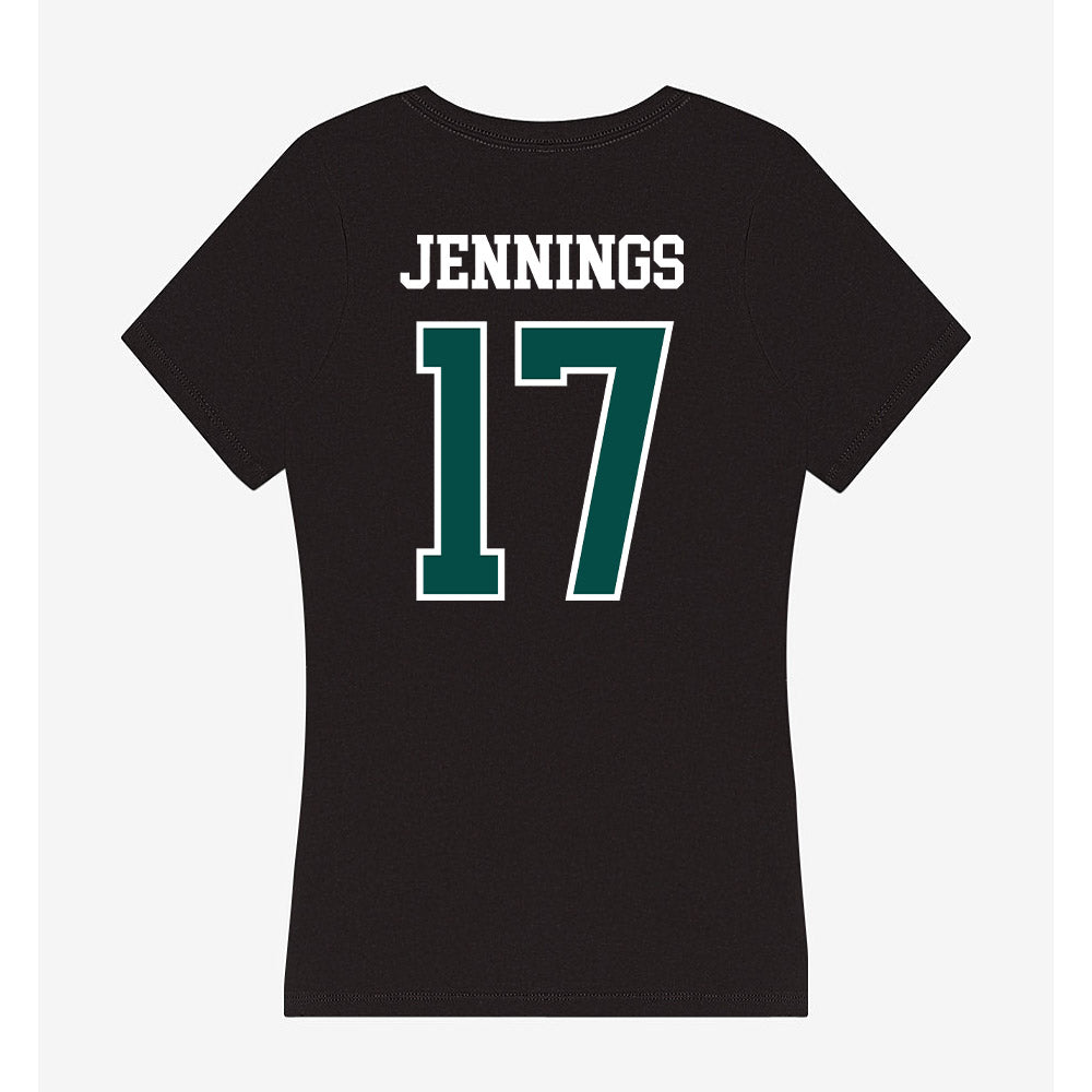 Humboldt State - NCAA Women's Volleyball : Tatyana Jennings - Women's V-Neck T-Shirt-1