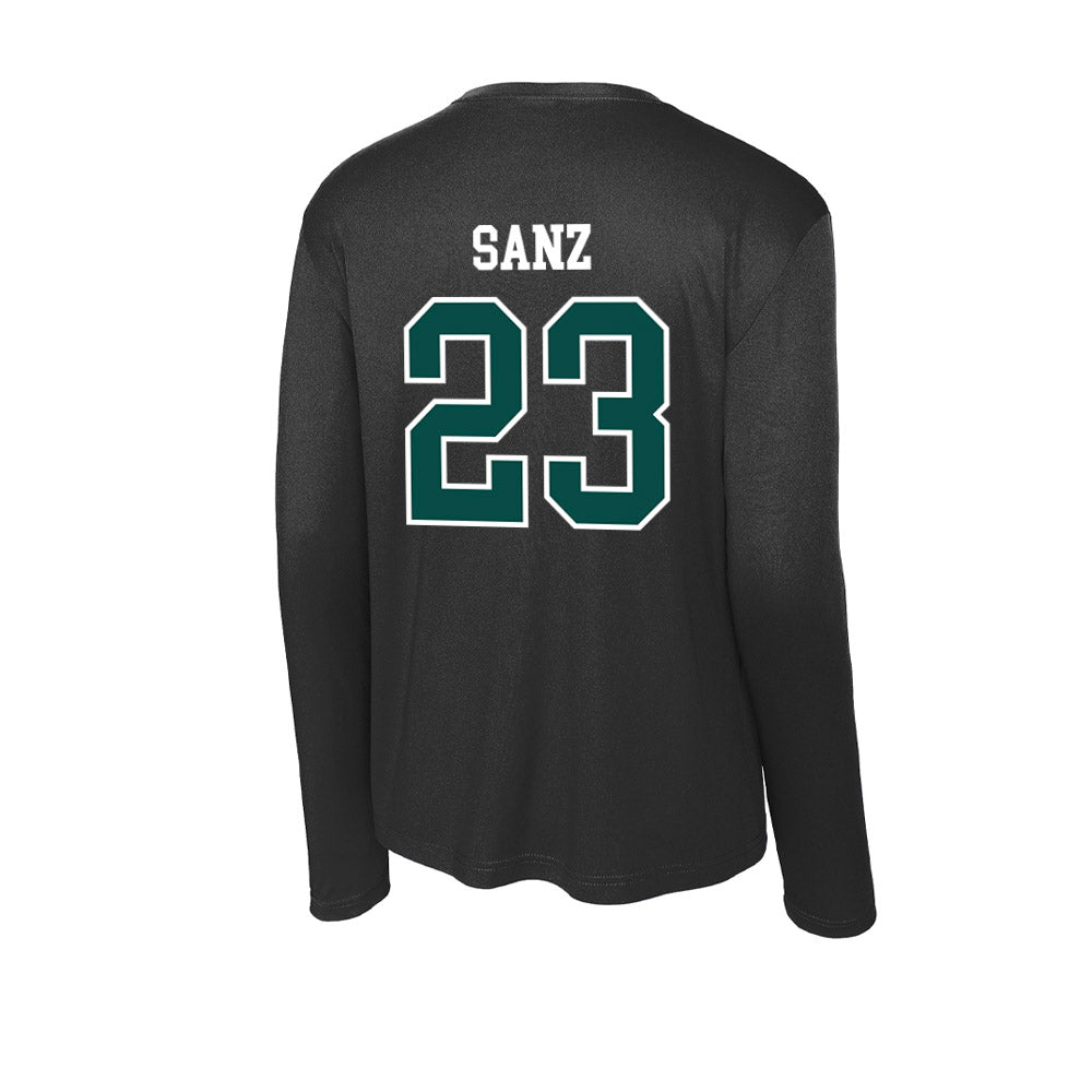 Humboldt State - NCAA Women's Basketball : Riley Sanz - Activewear Long Sleeve T-Shirt-1