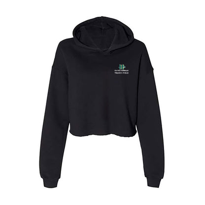 Humboldt State - NCAA Women's Track & Field : Nayeli Huynh - Women's Crop Fleece Hoodie-0