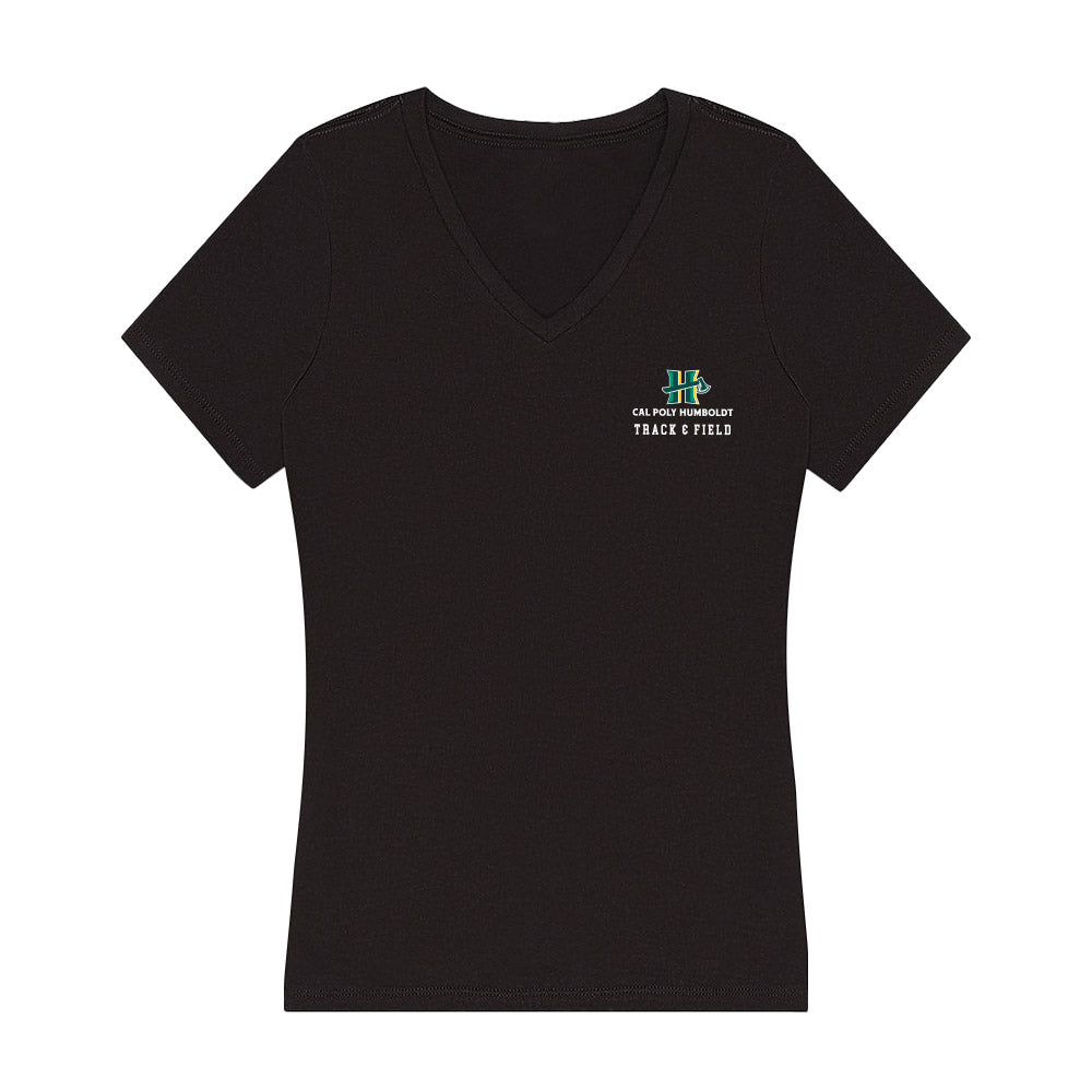 Humboldt State - NCAA Women's Track & Field : Nayeli Huynh - Women's V-Neck T-Shirt-0